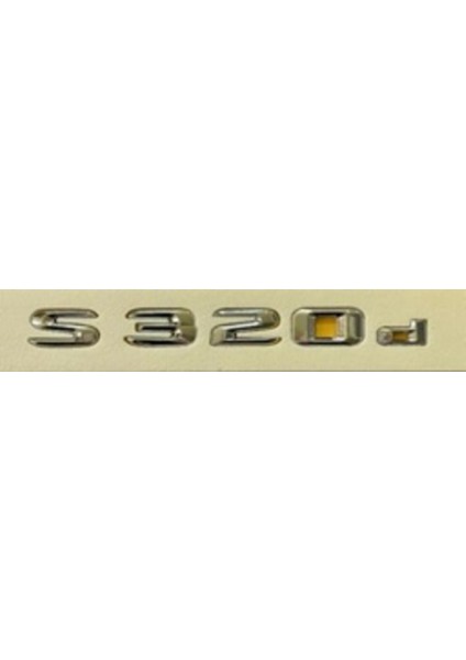 Mercedes Uyumlu Yazı S 320D Krom