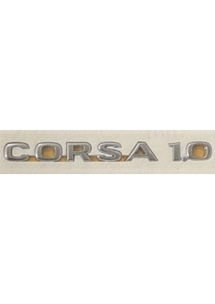 Opel Uyumlu Corsa 1.0 Krom Yazı