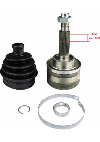 Lada Niva 4x4 2123 21214 Ym Dış Aks Kafası Set Orj Avtovaz Freze 26.3 mm 21230221501286