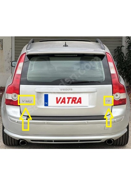 V50 2.5 T5 2006-2007 Uyumlu T5 ve V50 Bagaj Yazısı Seti