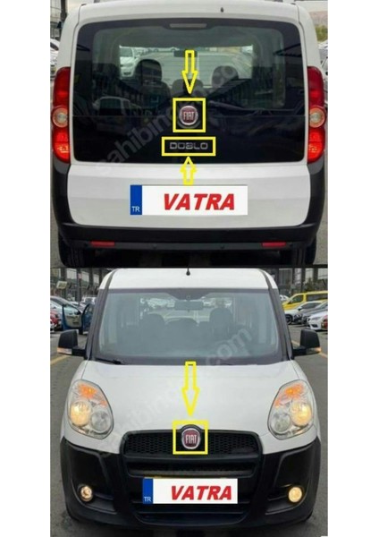 Doblo Combi 1.4 Dynamic 2010-2016 Doblo Krom Bagaj Yazı Kaput ve Bagaj Arma