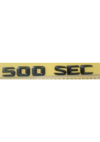 Mercedes Uyumlu Yazı 500 Sec Siyah