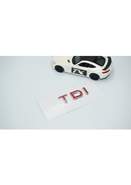 Tdi 3 Kırmızı Bagaj Krom Abs Yazı Logo Volkswagen Ile Uyumlu fiyatları