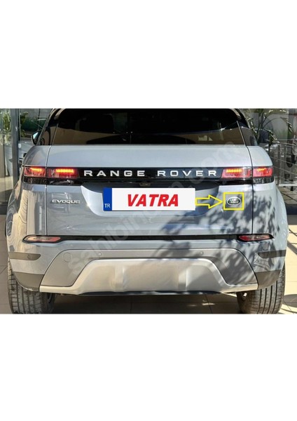 Range Rover 2.0 TD4E Uyumlu Range Rover Gri Bagaj Yazı ve Land Rover Bagaj Arma