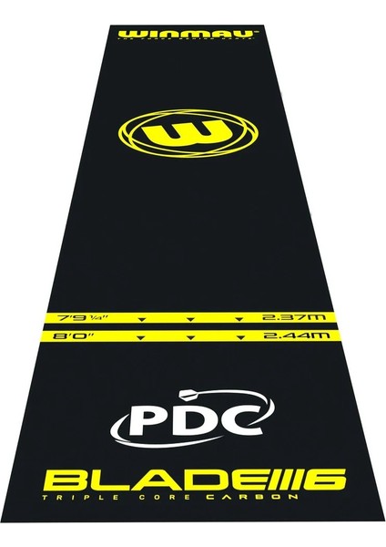 Pro Zone Essential Pvc Black Dart Matı