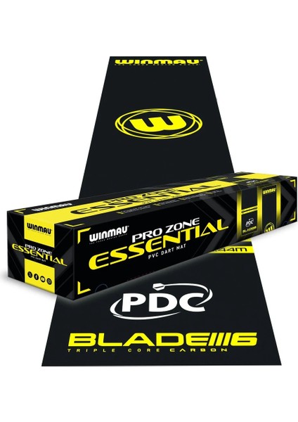 Pro Zone Essential Pvc Black Dart Matı fiyatları