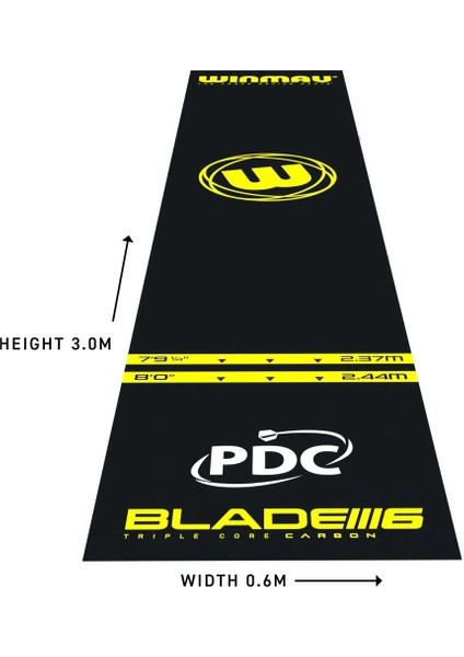 Pro Zone Essential Pvc Black Dart Matı modelleri