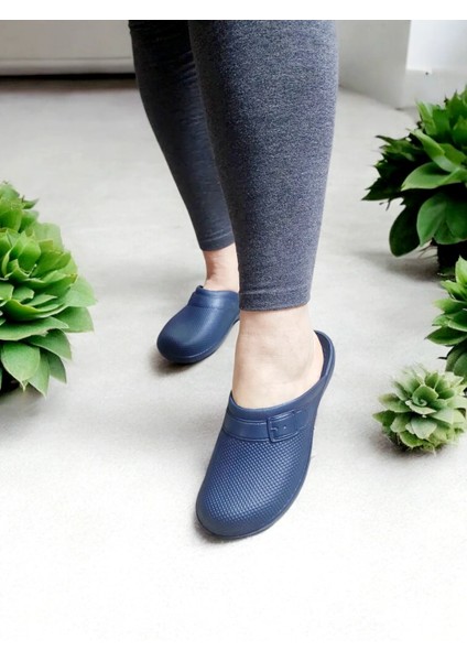 Eva Burnu Kapalı Rahat Taban Sabo Terlik