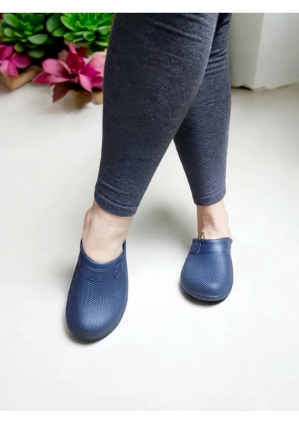 Eva Burnu Kapalı Rahat Taban Sabo Terlik modelleri