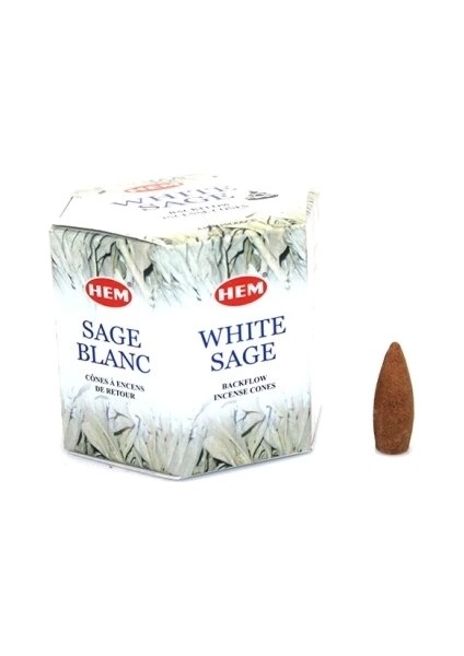 White Sage Aromalı Geri Akış Tütsü