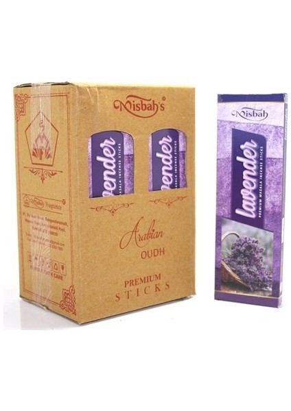 Misbah Lavender Aromalı Tütsü