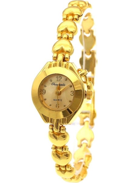 Kalpli Yuvarlak Gold Vintage&retro Saat