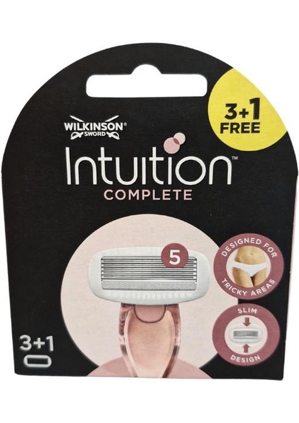 Intuition Complete Kadın Tıraş Bıçağı Kartuşu 5 Bıçaklı 3+1 Yedek
