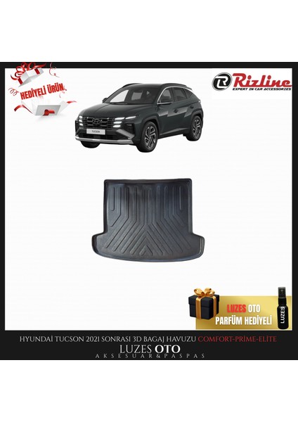 Hyundai Tucson Comfort-Prime-Elite 3D Bagaj Havuzu 2023 Model Uyumlu