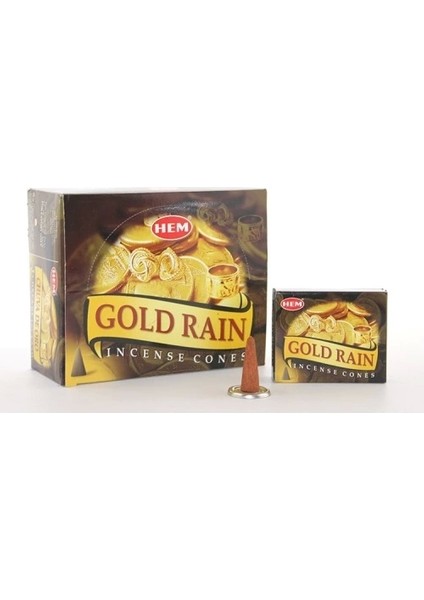 Gold Rain Aromalı Konik Tütsü