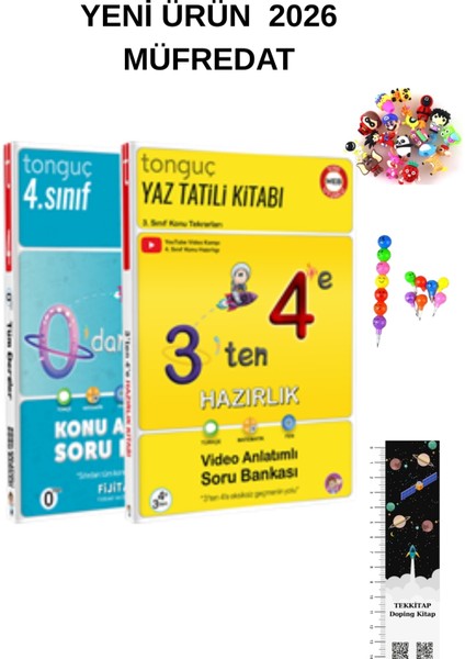 3’ten 4’e Hazırlık Seti 2026 Müfredat Yeni Ürün (Emoji K. + Kalem B. + Uzay A.)Yeni Ürün