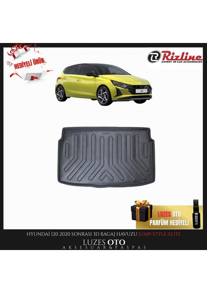 Hyundai I20 Jump-Style-Elite 3D Bagaj Havuzu 2024 Model Uyumlu