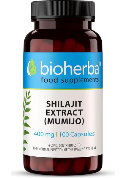Shilajit Extract (Mumijo) 400 mg 100 Caps