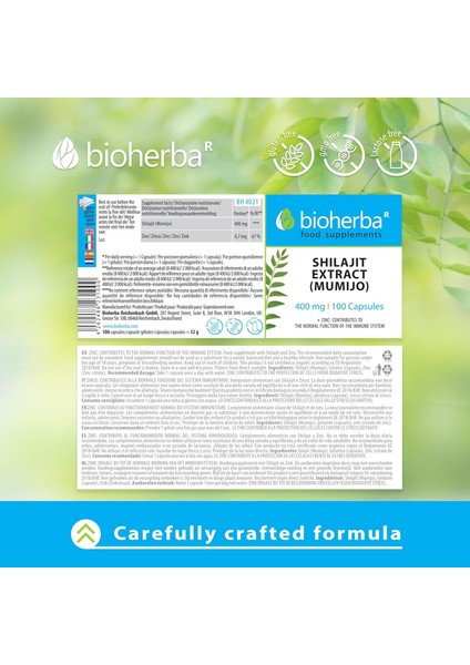 Shilajit Extract (Mumijo) 400 mg 100 Caps modelleri