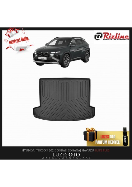 Hyundai Tucson Elite Plus 3D Bagaj Havuzu 2022 Model Uyumlu
