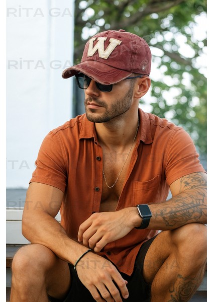 Unisex Eskitme W Şapka