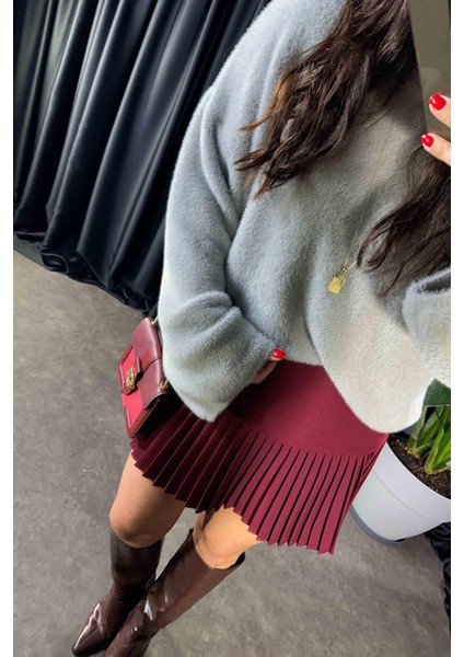 Pileli Mini Etek
