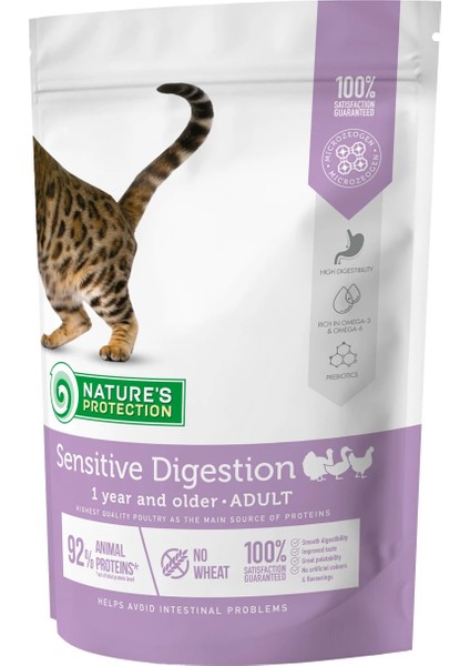 Nature's Protection Sensitive Digestion Kümes Hayvanlı Yetişkin Kedi Maması 400 Gr