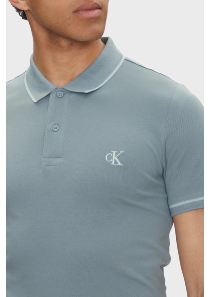 Pamuklu Slim Fit Düğmeli Yaka Polo T Shirt J30J315603CKM Erkek Polo Yaka T Shirt J30J315603 Ckm fırsatları