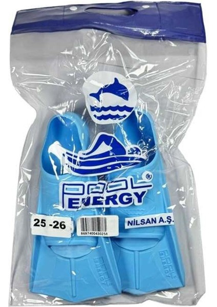 Energy Kauçuk Palet Açık Mavi 23CM 25-26 Kauçuk --- 1çft.