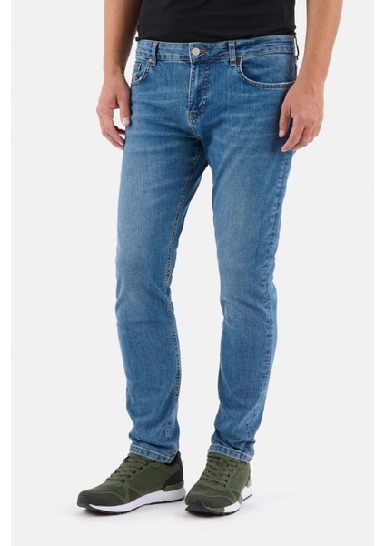 Stretch Denım Mavi Erkek Jean