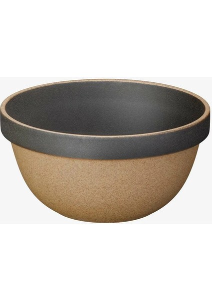 Siyah Küçük Derin Kase 145 mm Japon Modüler Seramik Kase