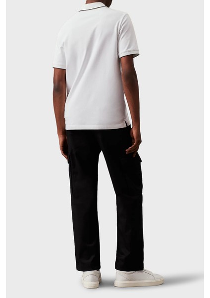 Pamuklu Slim Fit Polo Yaka T Shirt K10K112751YAF Erkek Polo Yaka T Shirt K10K112751 Yaf modelleri