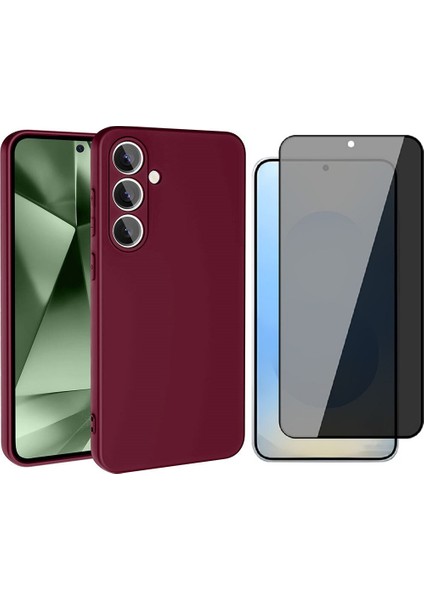 Samsung Galaxy A36 Kılıf Zore Mara Lansman Kapak + Hayalet Cam Ekran Koruyucu