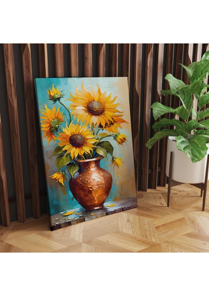 Dekoratif Sarı Çiçekler Kanvas Tablo fiyatları