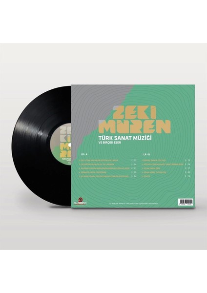 Zeki Müren - Türk Sanat Müziği ve Birçok Eser (Pla K)