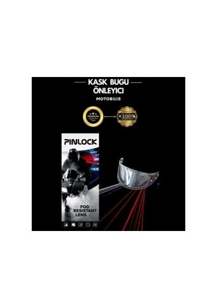 Motosiklet Kaskı İçin Pinlock Buhar Önleyici Lens Plastik Malzeme ile Uyumlu