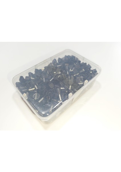 1,5 mm Çift Girişli Izoleli Kablo Yüksüğü – Fransız Norm – Siyah – 1 Paket (500 Adet) fırsatları
