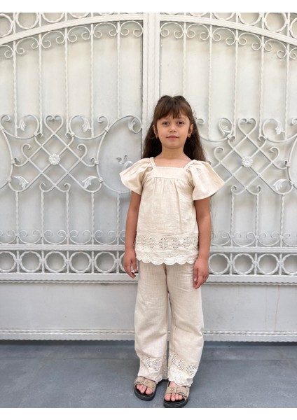 Kız Çocuk Ikili Keten Takım fiyatları