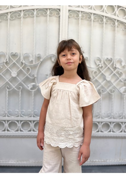 Kız Çocuk Ikili Keten Takım fırsatları