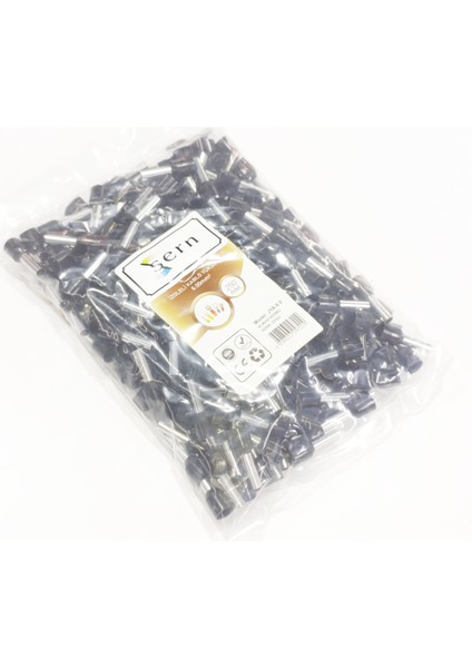 6 mm Tek Girişli Izoleli Kablo Yüksüğü – Alman Norm – Siyah – 1 Paket (250 Adet) fırsatları