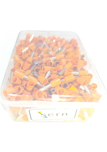 4 mm Tek Girişli Izoleli Kablo Yüksüğü - Fransız Norm - Turuncu - 1 Paket (500 Adet) indirimleri
