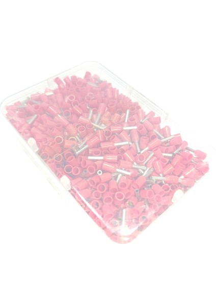 1,5 mm Tek Girişli Izoleli Kablo Yüksüğü - Alman Norm - Kırmızı - 1 Paket (1000 Adet) fiyatları
