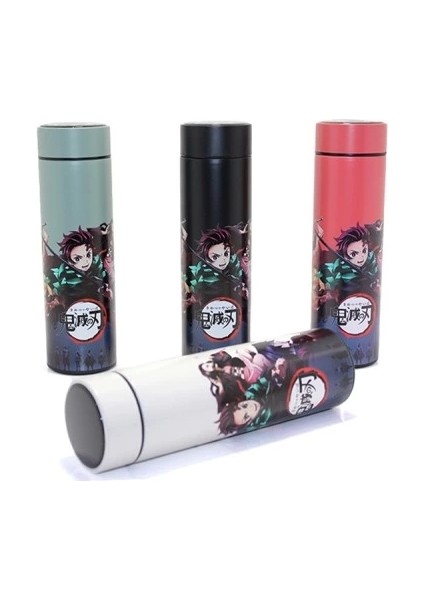 Anime Baskılı Dijital Göstergeli Termos 500 ml Model 4