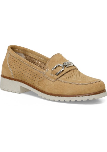 105404.Z5FX Camel Kadın Loafer
