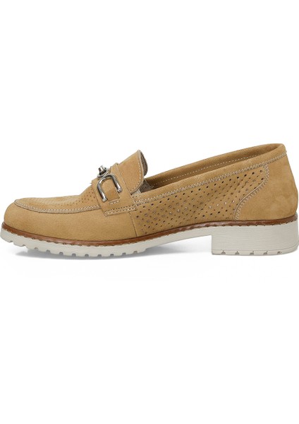 105404.Z5FX Camel Kadın Loafer