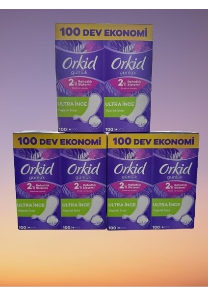 Yaprak Günlük Ped Normal 100x3=300 Adet