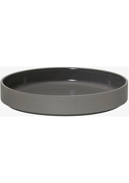 220 mm Koyu Gri Kase Japon Modüler Seramik Çok Amaçlı Kase