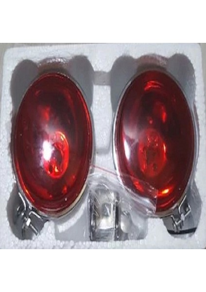 2 Adet Oben Yuvarlak Krom Stop Lambası H3 Ampullü RY711463