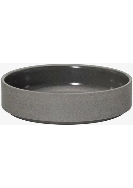 Koyu Gri 145 mm Kase Ince Tasarım Çok Amaçlı Seramik Kase
