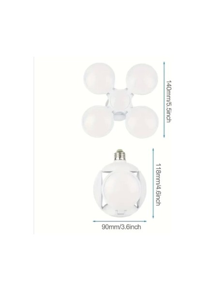 F-1997 LED Futbol Ufo Ampul E27 28W 360 Derece Katlanır Lamba Ac 220V Lamba LED Spot Işık Beyaz Glop LED fiyatları